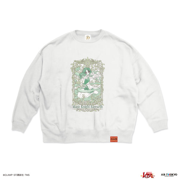 『魔法騎士レイアース』第1弾 デコラティブスウェット(鳳凰寺風)ホワイト