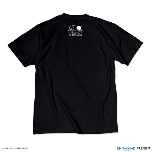 『DEATH NOTE』第1弾 シーンイラストTシャツ 8(夜神月&L)ブラック