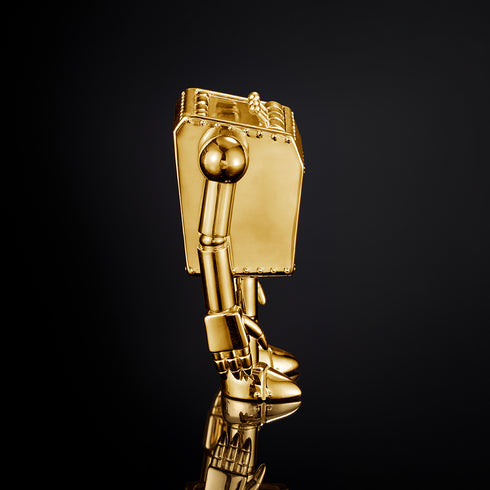 『未来少年コナン』放送45周年記念 ロボノイド フィギュア シルバー(イエローゴールドコーティング)