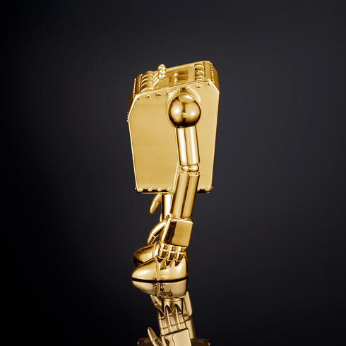 『未来少年コナン』放送45周年記念 ロボノイド フィギュア シルバー(イエローゴールドコーティング)