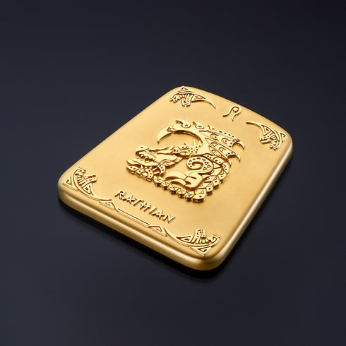 『モンスターハンター』【200点限定】20周年記念 石板 金火竜「リオレイア希少種」シルバー(イエローゴールドコーティング)