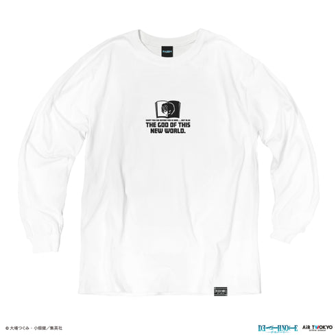 『DEATH NOTE』第1弾 シーンイラストロングスリーブTシャツ 1(夜神月)ホワイト