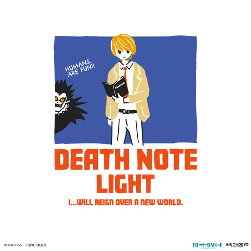 『DEATH NOTE』第1弾 シーンイラストロングスリーブTシャツ 1(夜神月)ホワイト
