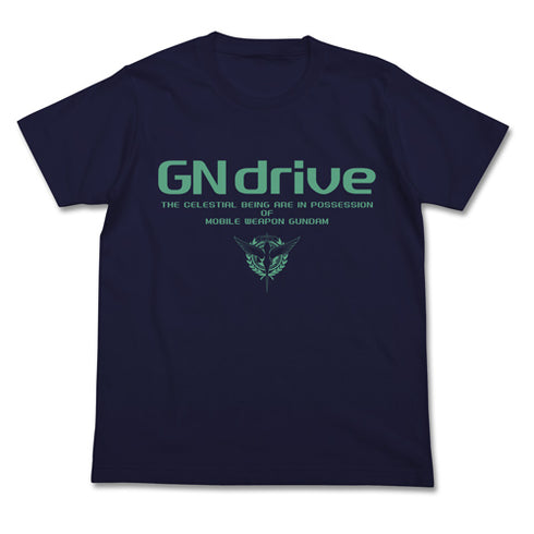 『機動戦士ガンダム00』GNドライヴ Tシャツ/NAVY