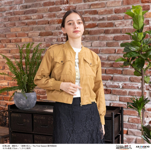 『進撃の巨人』TVアニメ 調査兵団モチーフMA-1