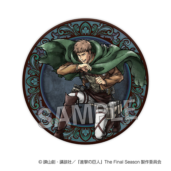 『進撃の巨人』激高!!ギラギラ缶バッジ 大 ジャン