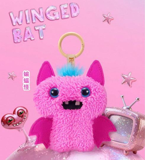 『ファグラー(Fuggler)』シリーズ:キュートピンク宝ものキーホルダープラッシュブラインドボックス【BOX】