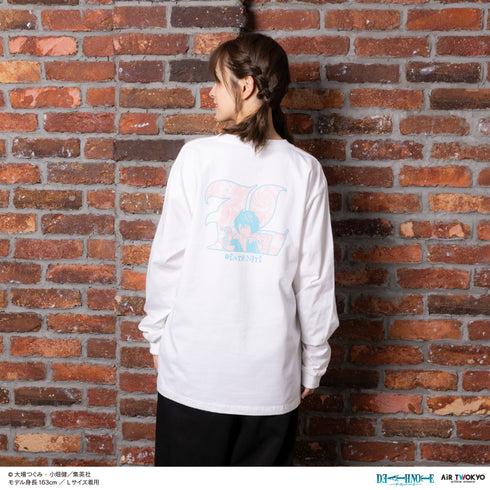 『DEATH NOTE』第1弾 シーンイラストロングスリーブTシャツ 2(L)ホワイト