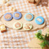 "Jujutsu Kaisen 0 × Sanrio Characters" Embroidered Pin Badges (Set of 2) 02. Satoru Gojo & Cinnamoroll