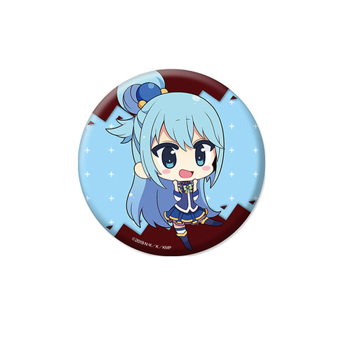 『この素晴らしい世界に祝福を!』ぺたん娘缶バッジ アクア