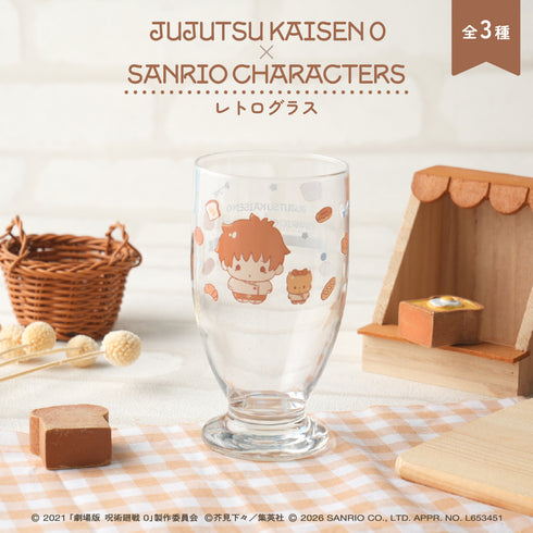 "Jujutsu Kaisen 0 × Sanrio Characters" Retro Glass 02: Satoru Gojo & Cinnamoroll