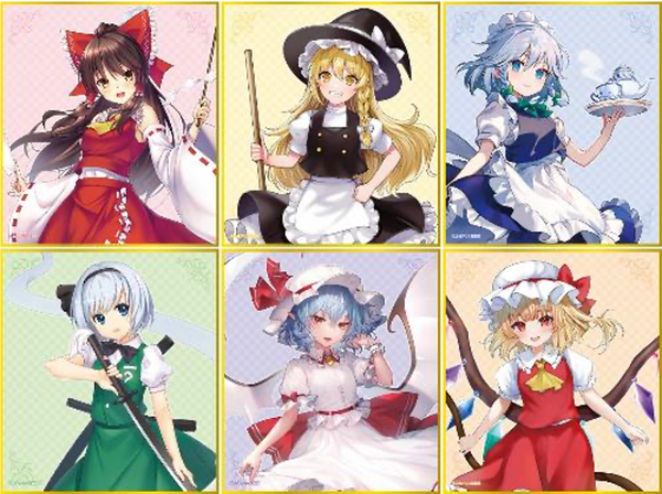 『東方Project』ミニ色紙コレクション BOX
