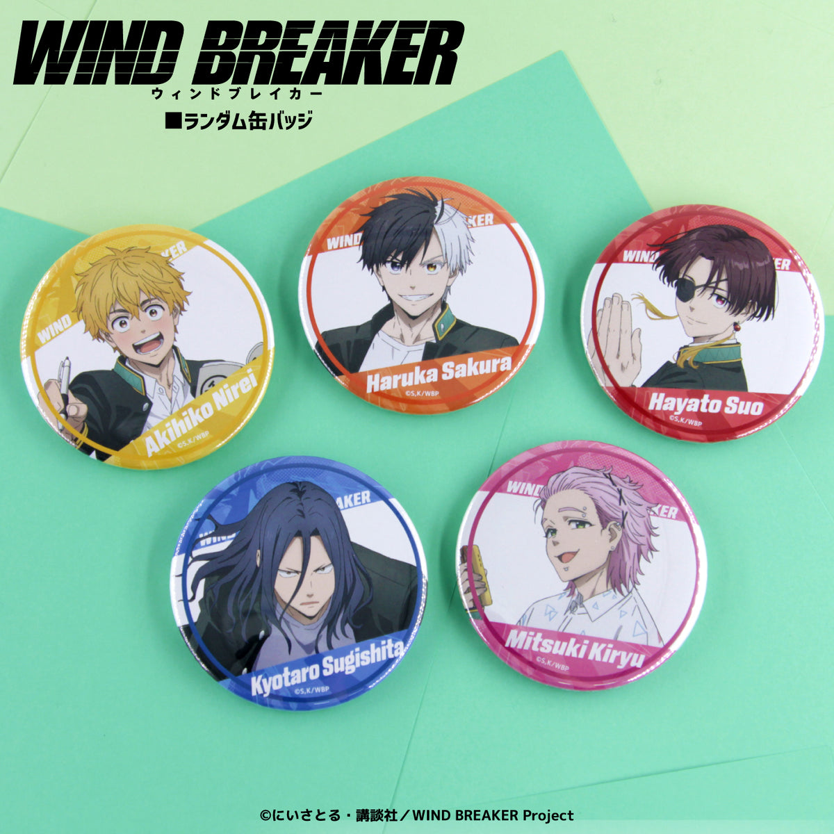 WIND BREAKER』ランダム缶バッジ BOX(全10種) – Anime Store JP