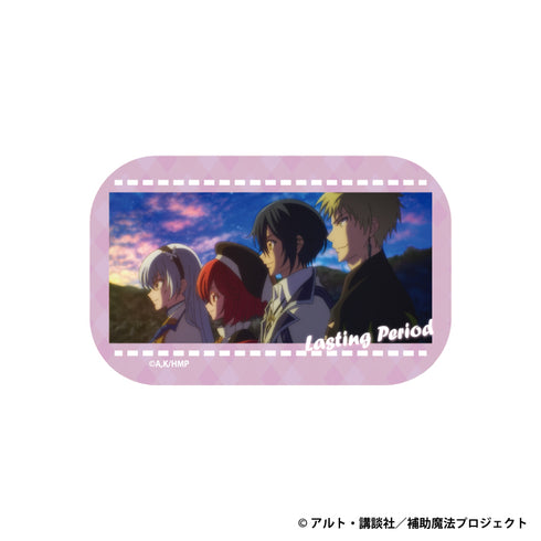 『味方が弱すぎて補助魔法に徹していた宮廷魔法師、追放されて最強を目指す』トレーディング場面写スクエア缶バッジ【BOX】