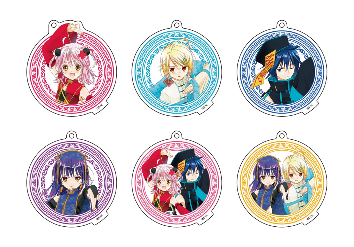 しゅごキャラ！　描き下ろしアクリルキーホルダーチャイナver.全6種コンプリート しゅごキャラ！描き下ろしアクリルキーホルダーチャイナver.全6