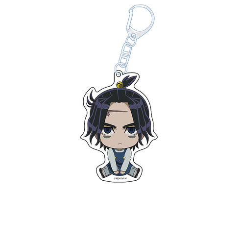 "Night of the Living Cat" Flat Girl Acrylic Keychain: Kunagi