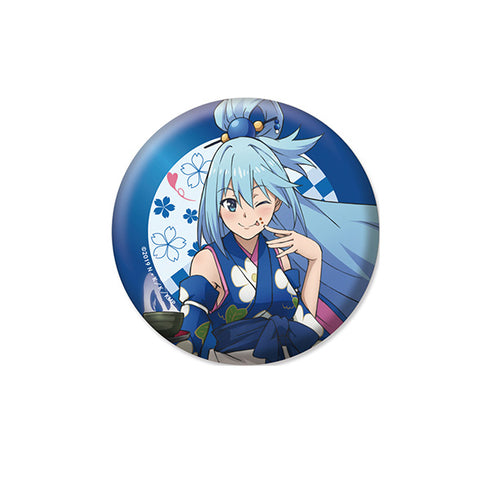 『この素晴らしい世界に祝福を!』描き下ろし缶バッジ アクア