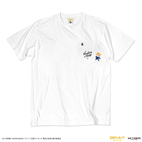 『王様ランキング 勇気の宝箱』キャラクターポケットTシャツ1(ボッジとダイダ)