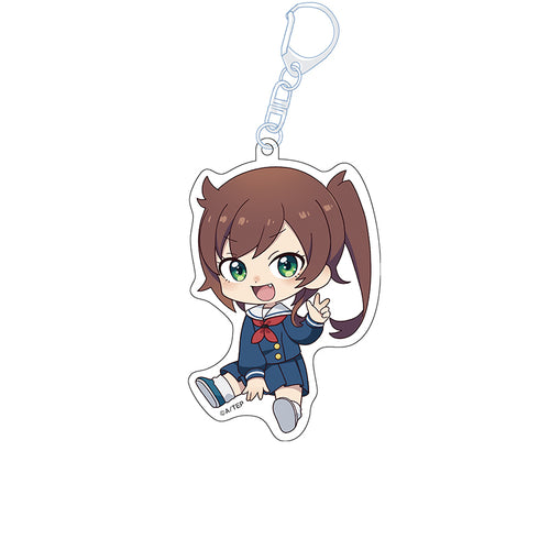 『終末トレインどこへいく?』ぺたん娘アクリルキーホルダー 千倉静留