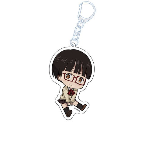 『デッドデッドデーモンズデデデデデストラクション』ぺたん娘アクリルキーホルダー 小山門出(制服)