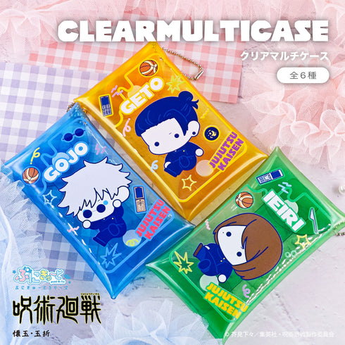 『呪術廻戦 懐玉・玉折×サンリオキャラクターズ』クリアマルチケース(ぷにきゅ~と)01.五条 悟