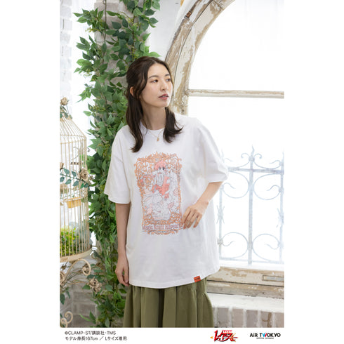 『魔法騎士レイアース』第1弾 デコラティブTシャツ(獅堂光) ホワイト