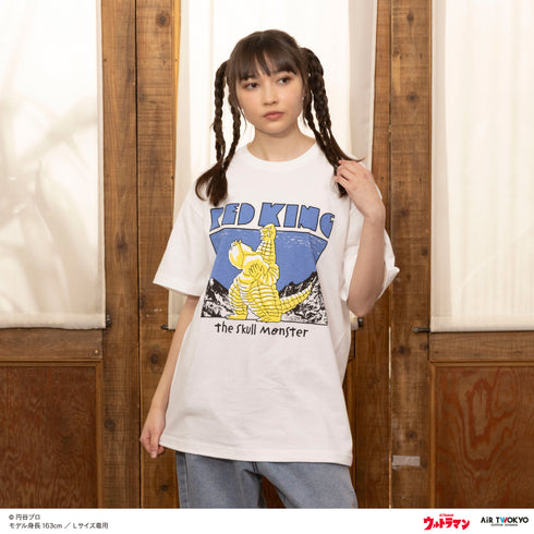 『ウルトラマンシリーズ』第2弾 アメコミイラストTシャツ 1(レッドキング)ホワイト