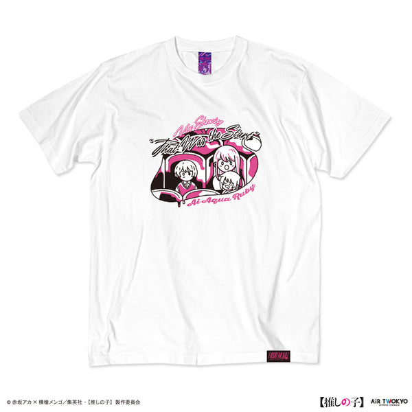 『【推しの子】』TVアニメ第2弾 モノトーンシーンイラストTシャツ 1(アイ)ホワイト