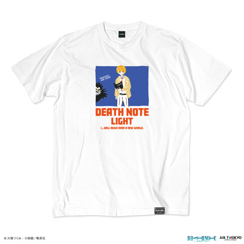 『DEATH NOTE』第1弾 シーンイラストTシャツ 1(夜神月)ホワイト