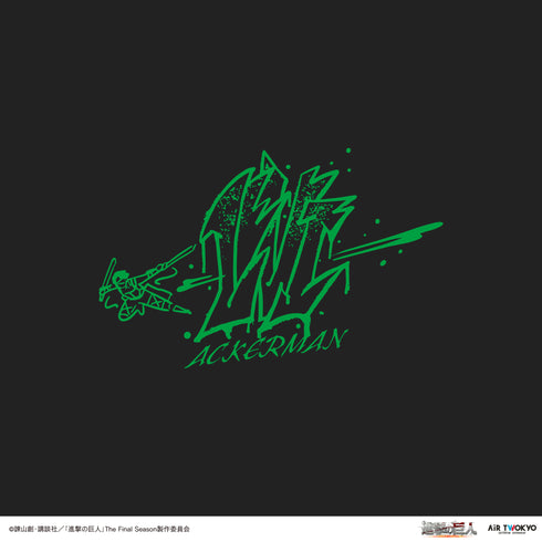 『進撃の巨人』The Final Season ウォールアート第2弾 Tシャツ(リヴァイ)