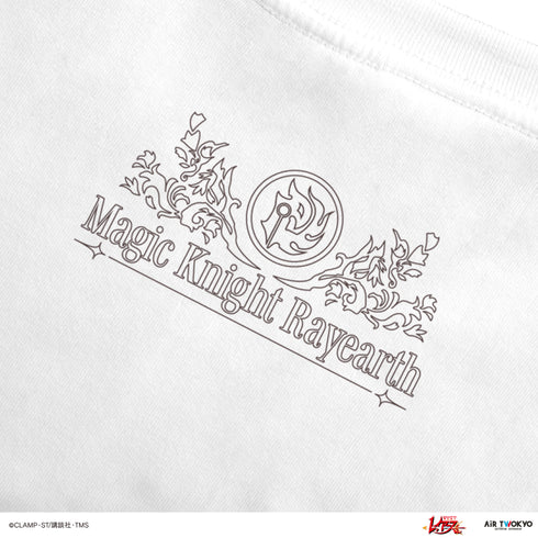 『魔法騎士レイアース』第1弾 デコラティブTシャツ(獅堂光) ホワイト