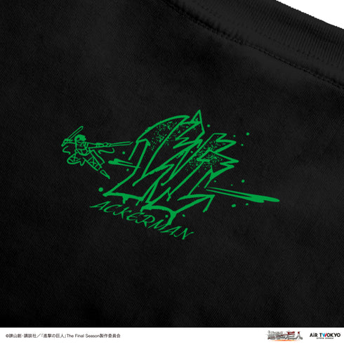 『進撃の巨人』The Final Season ウォールアート第2弾 Tシャツ(リヴァイ)