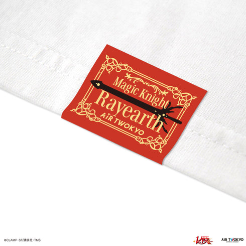 『魔法騎士レイアース』第1弾 デコラティブTシャツ(獅堂光) ホワイト