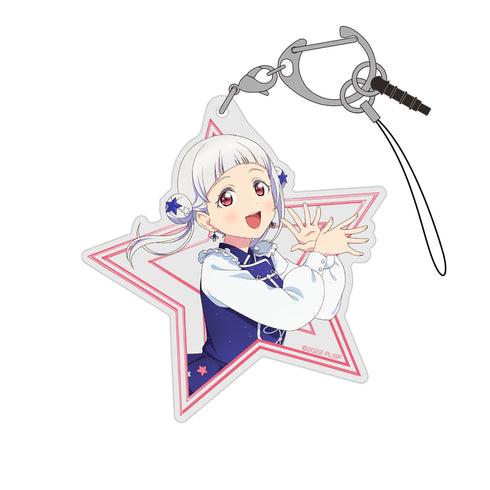 『ラブライブ!スーパースター!!』描き下ろし 嵐千砂都 アクリルマルチキーホルダー『Sing!Shine!Smile!』Ver.
