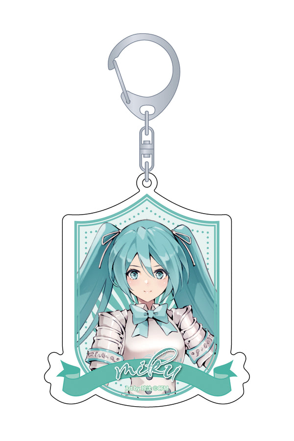 『初音ミクシリーズ』ホログラムアクリルキーホルダー/騎士 A 初音ミク