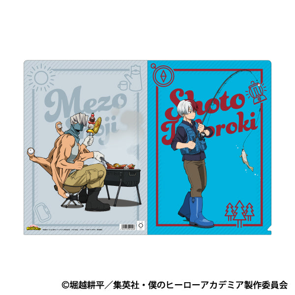 "My Hero Academia" Clear File: Shoto Todoroki & Shouji Mekura