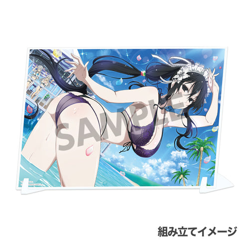 『シノビマスター 閃乱カグラ NEW LINK』ビジュアルアクリルプレート 雪不帰(81の日爆乳祭)