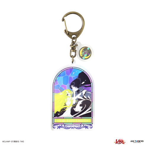 『魔法騎士レイアース』第1弾 アクリルステンドグラスチャーム エメロード&ザガート