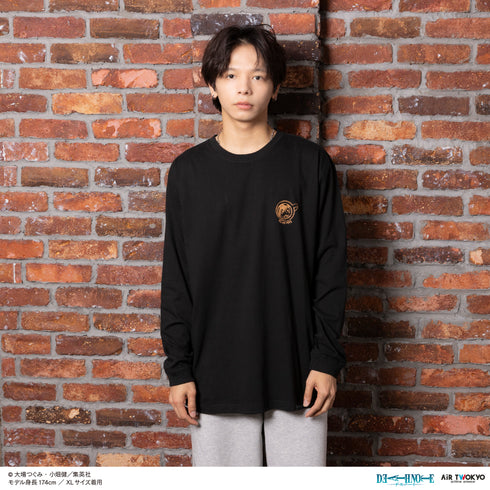 『DEATH NOTE』第1弾 シーンイラストロングスリーブTシャツ 2(L)ブラック