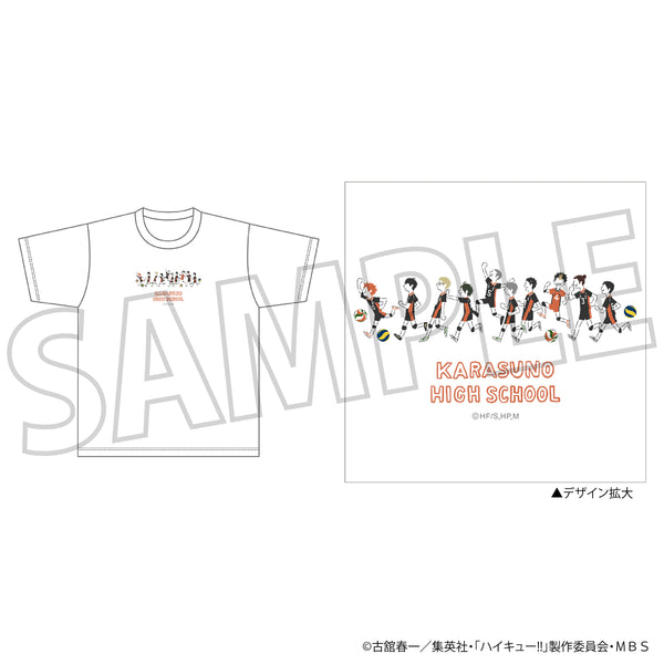 『ハイキュー!! TO THE TOP』Tシャツ 烏野高校 ゆるぱれっと