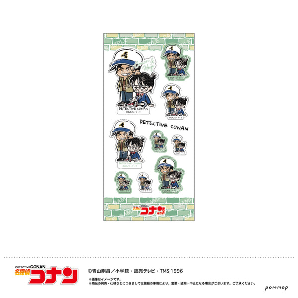『名探偵コナン』ステッカー-ゆるスタmini第1弾-(G コナン&平次)