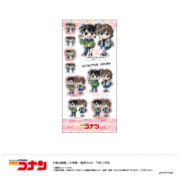 『名探偵コナン』ステッカー-ゆるスタmini第1弾-(H 新一&蘭)