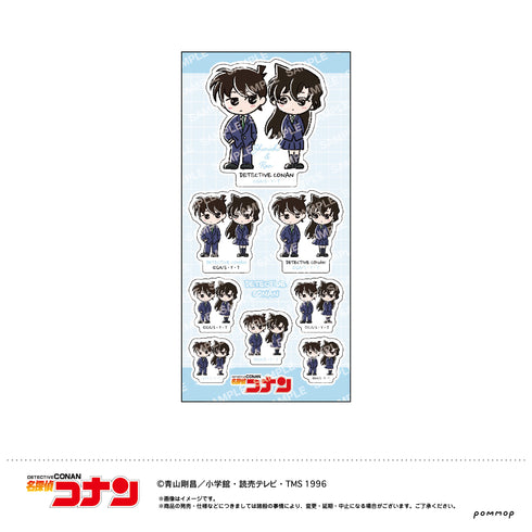 『名探偵コナン』ステッカー-ゆるスタmini 第2弾-(E 新一&蘭)