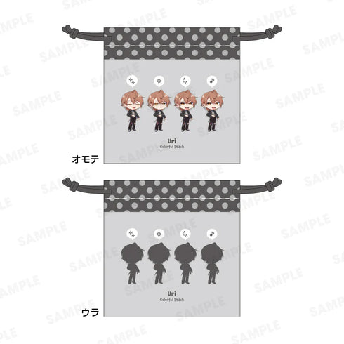 『カラフルピーチ』からぴちコレクションVol.2 きんちゃくポーチ うり Ver.