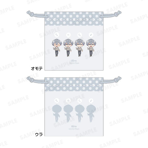 『カラフルピーチ』からぴちコレクションVol.2 きんちゃくポーチ ヒロ Ver.