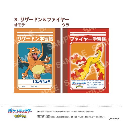 『ポケットモンスター』ミニ学習帳セット -第10弾- (D)