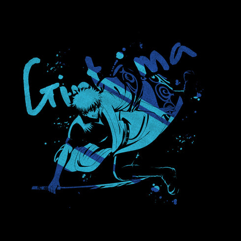 『銀魂』銀さん Tシャツ 活劇Ver./BLACK