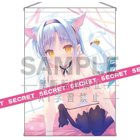 『タケイオーキ描き下ろし』迫り来る猫耳コスガール♡ X-RATED タペストリー