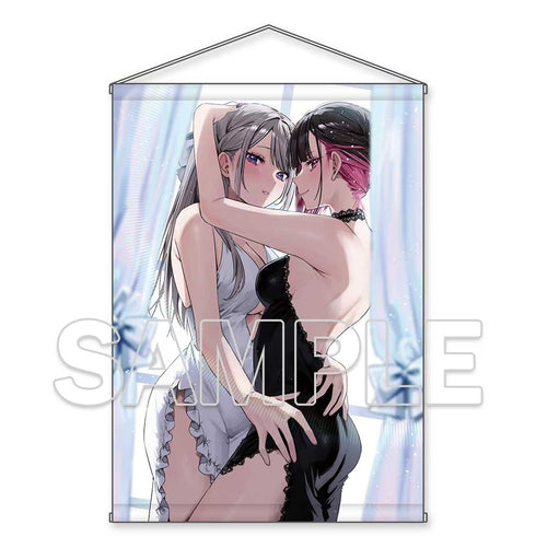 『電撃萌王』千種みのり描き下ろし カーテンの奥で秘め事タペストリー