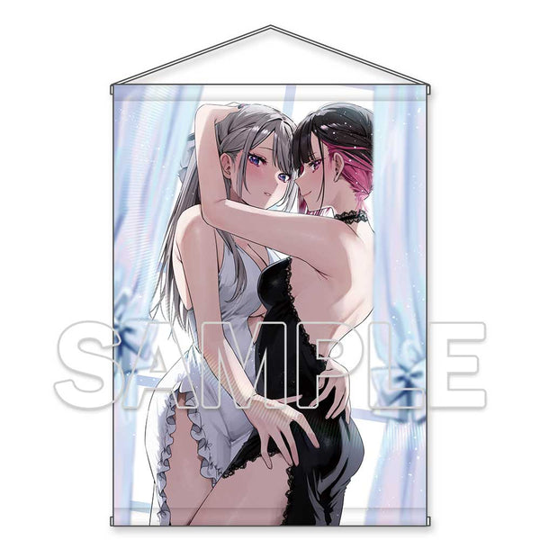 『電撃萌王』千種みのり描き下ろし カーテンの奥で秘め事タペストリー